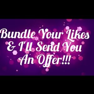 Bundle Your Likes & I Will Send You A Unique Offer